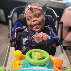 child enjoys bubbles